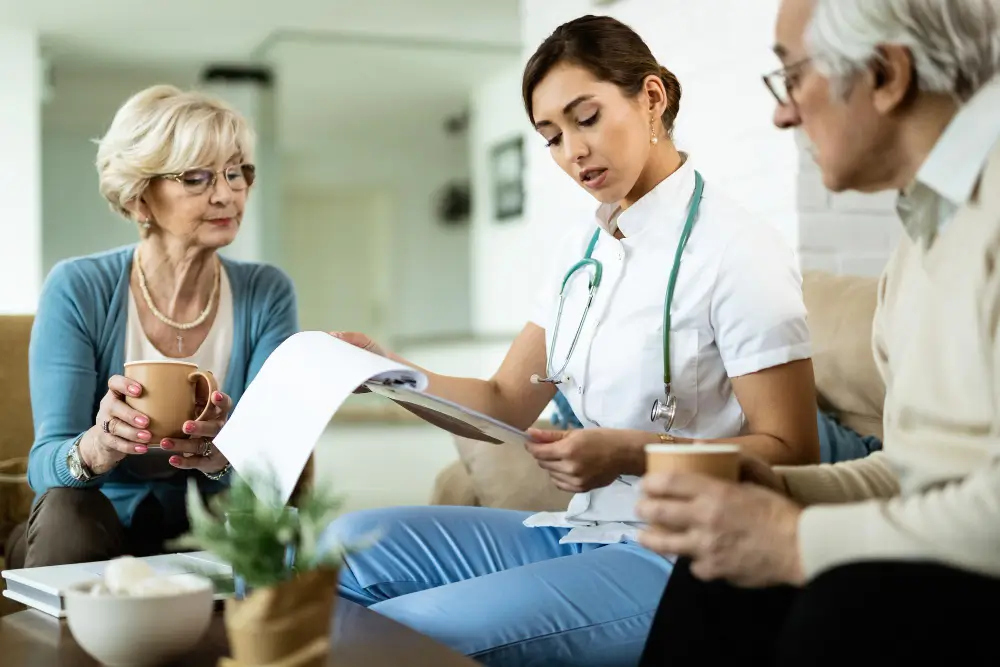Woman consulting a gynaecologist for preventive women’s health screenings and wellness care